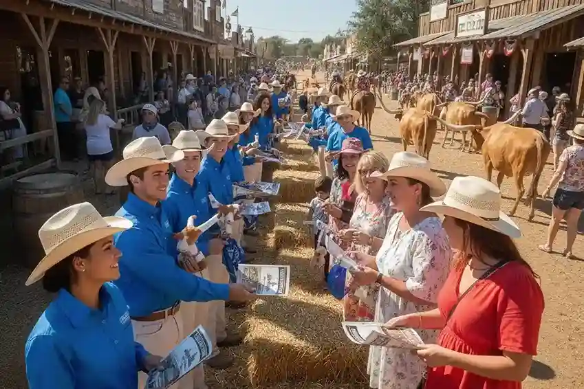 image of a music festival with vibrant colorful smoke