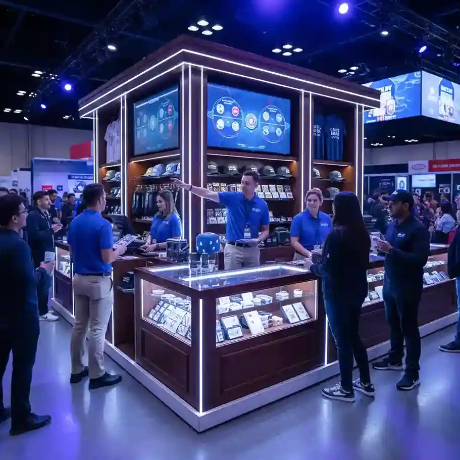 image of a music festival with vibrant colorful smoke