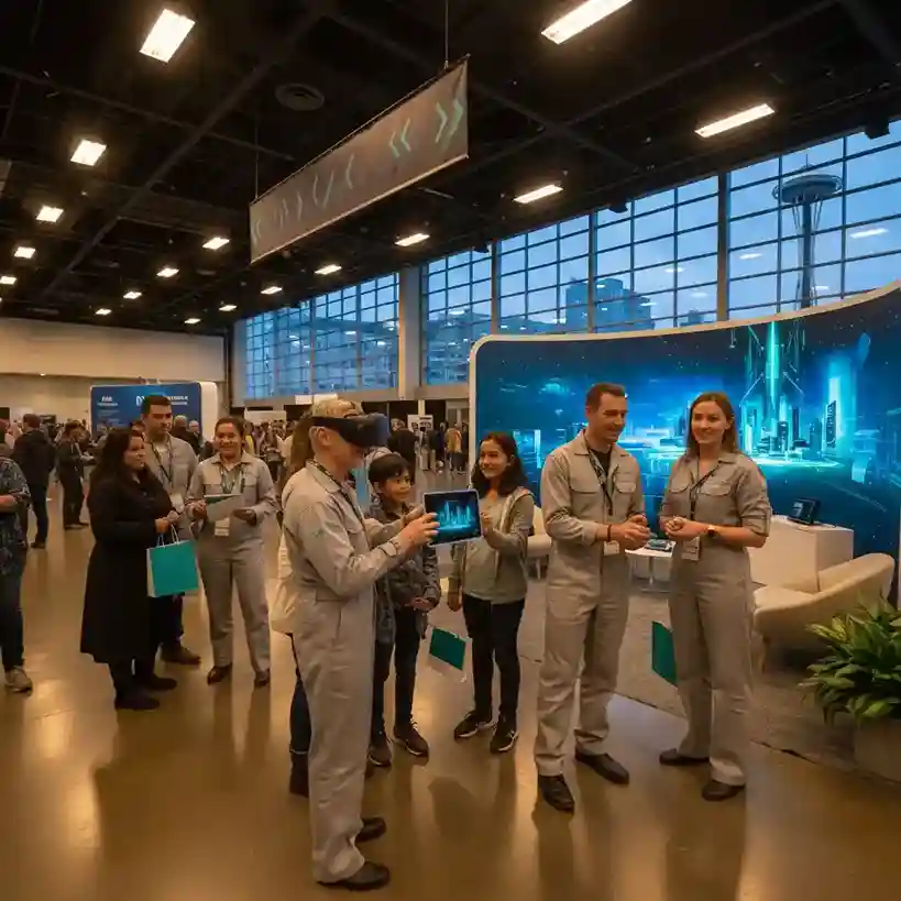 image of a music festival with vibrant colorful smoke