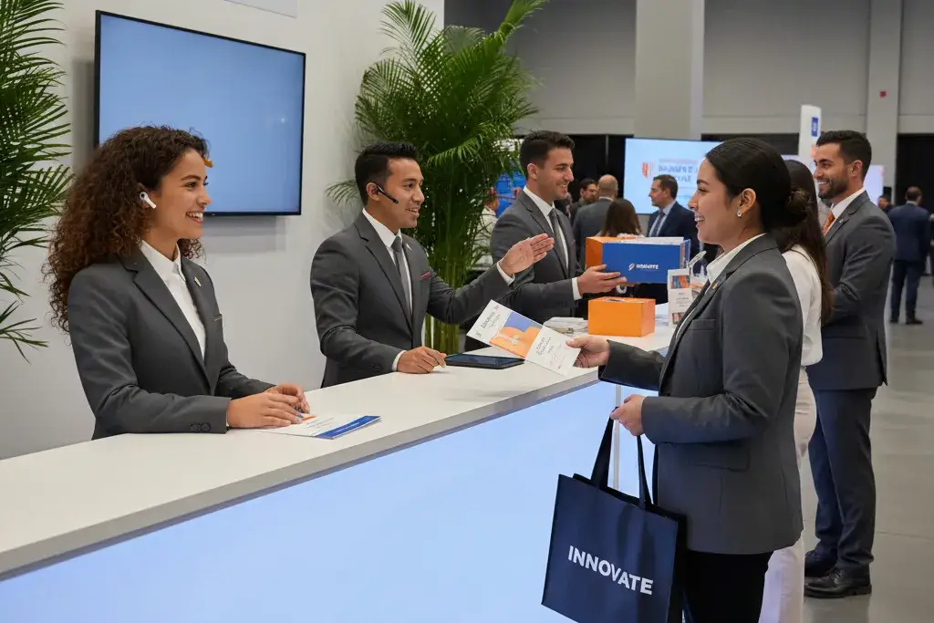 image of a music festival with vibrant colorful smoke