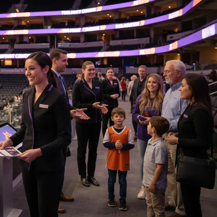 image of a music festival with vibrant colorful smoke
