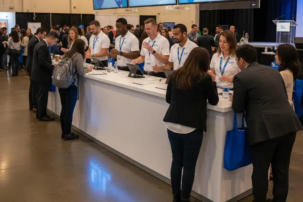 image of a music festival with vibrant colorful smoke