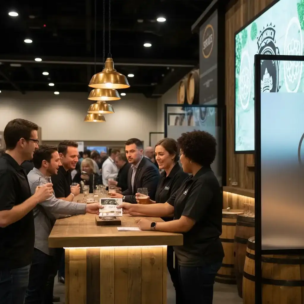 image of a music festival with vibrant colorful smoke