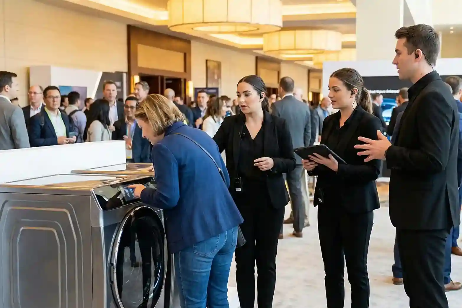 image of a music festival with vibrant colorful smoke