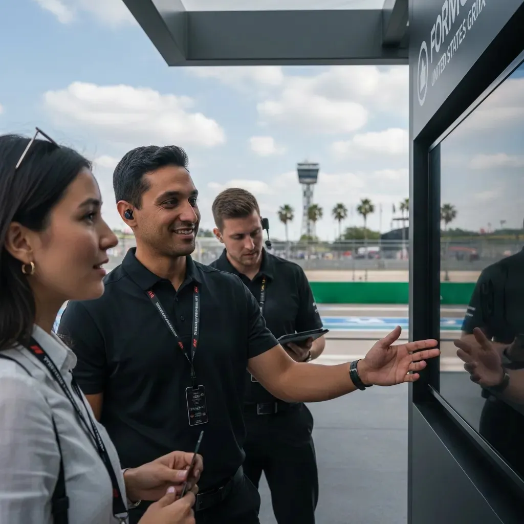 image of a music festival with vibrant colorful smoke