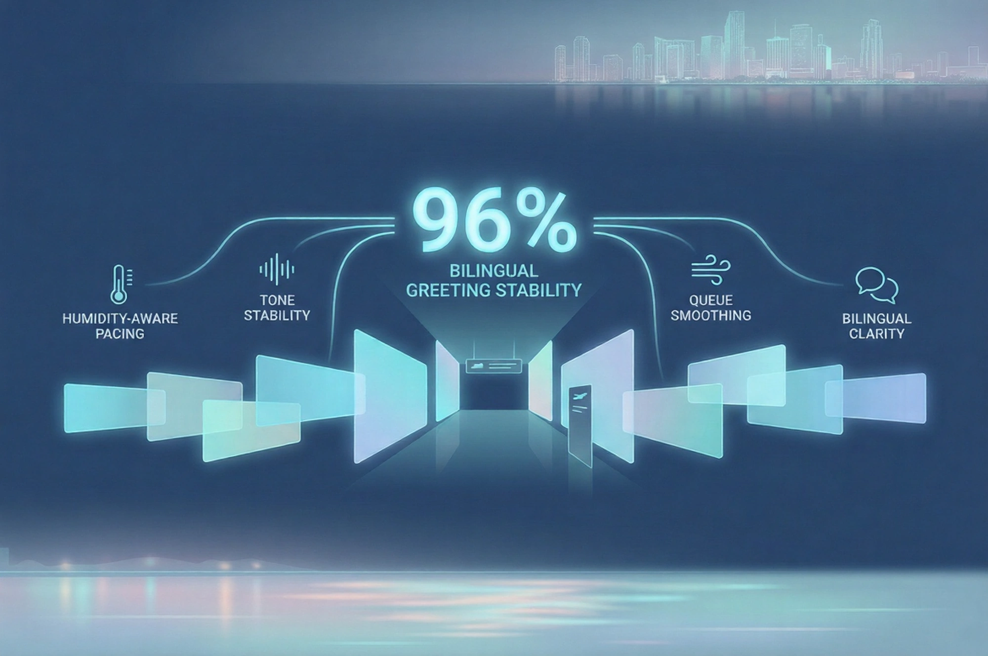 Infographic illustrating Denver event staffing attendance during weather-impacted event days.