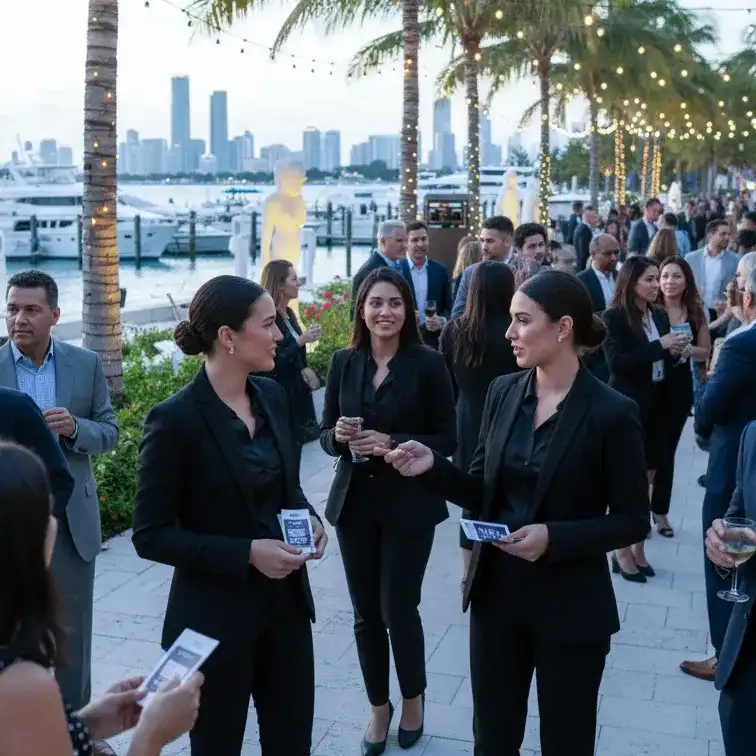 image of a music festival with vibrant colorful smoke