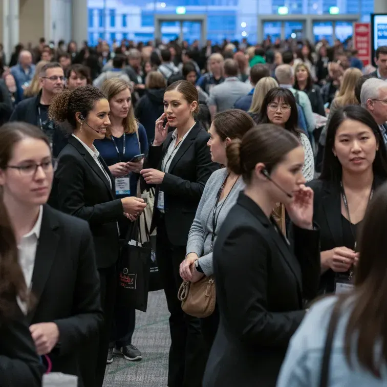 image of a music festival with vibrant colorful smoke