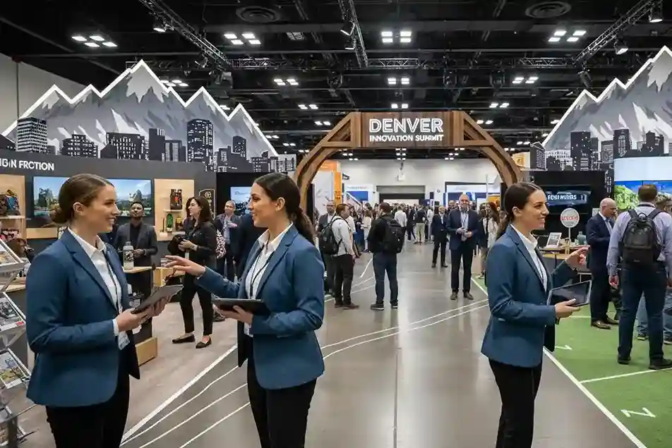 image of a music festival with vibrant colorful smoke