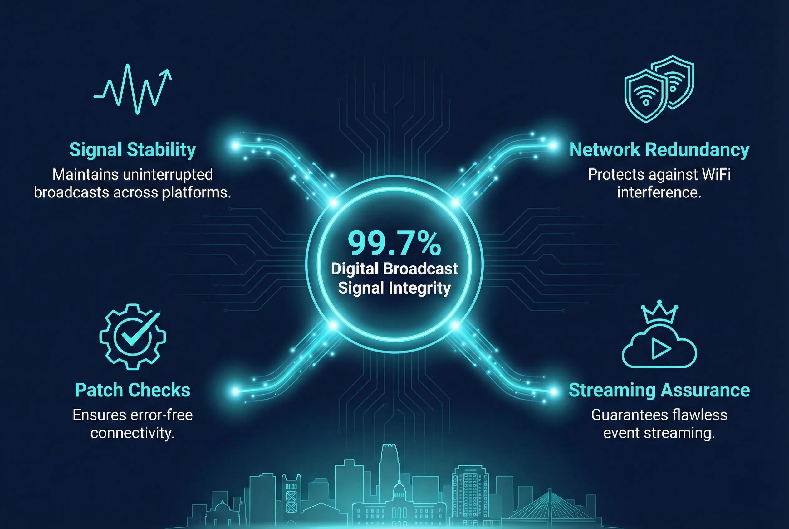 Infographic illustrating Denver event staffing attendance during weather-impacted event days.