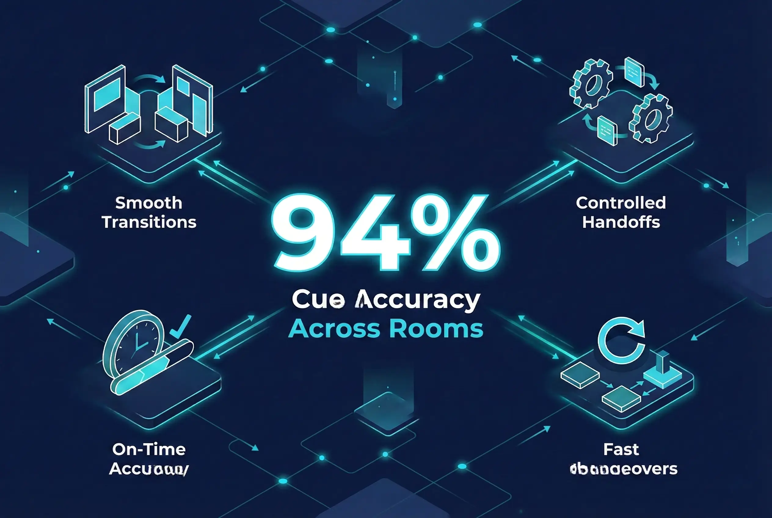 Infographic illustrating Denver event staffing attendance during weather-impacted event days.