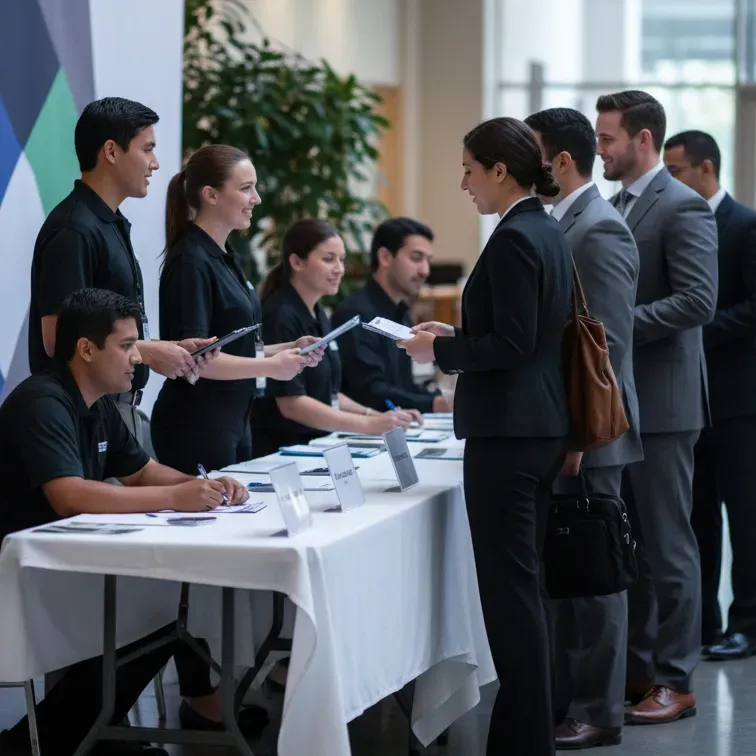 image of a music festival with vibrant colorful smoke