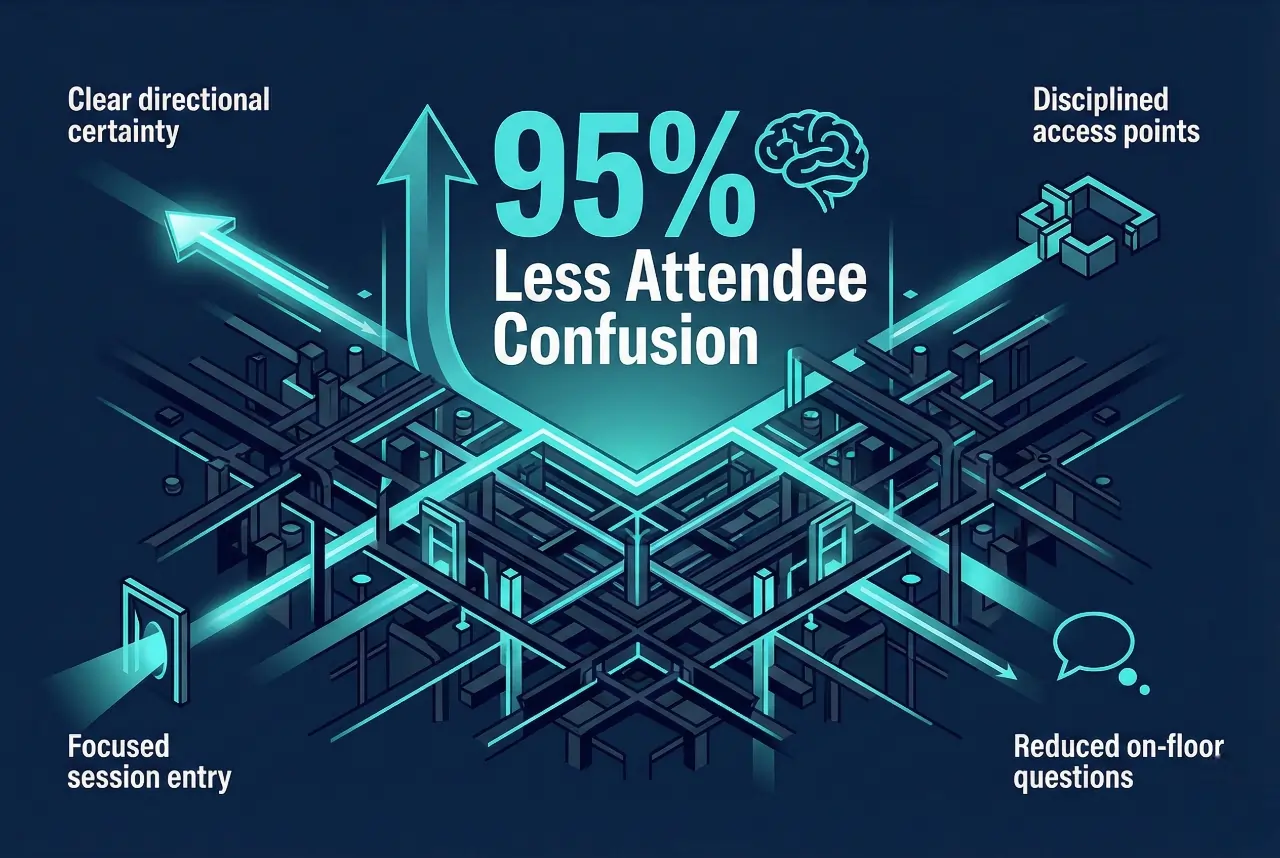 Infographic illustrating Denver event staffing attendance during weather-impacted event days.