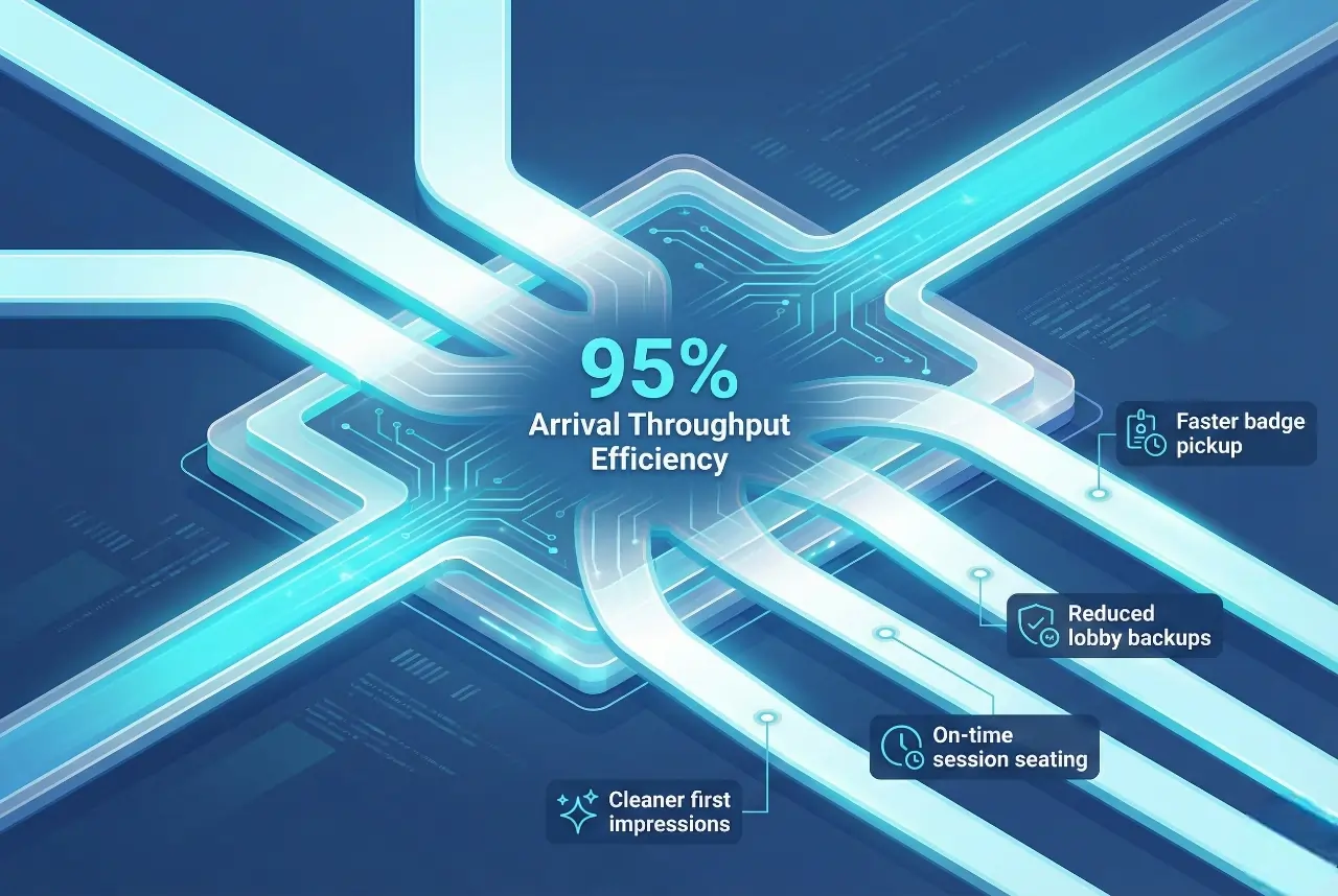 Infographic illustrating Denver event staffing attendance during weather-impacted event days.