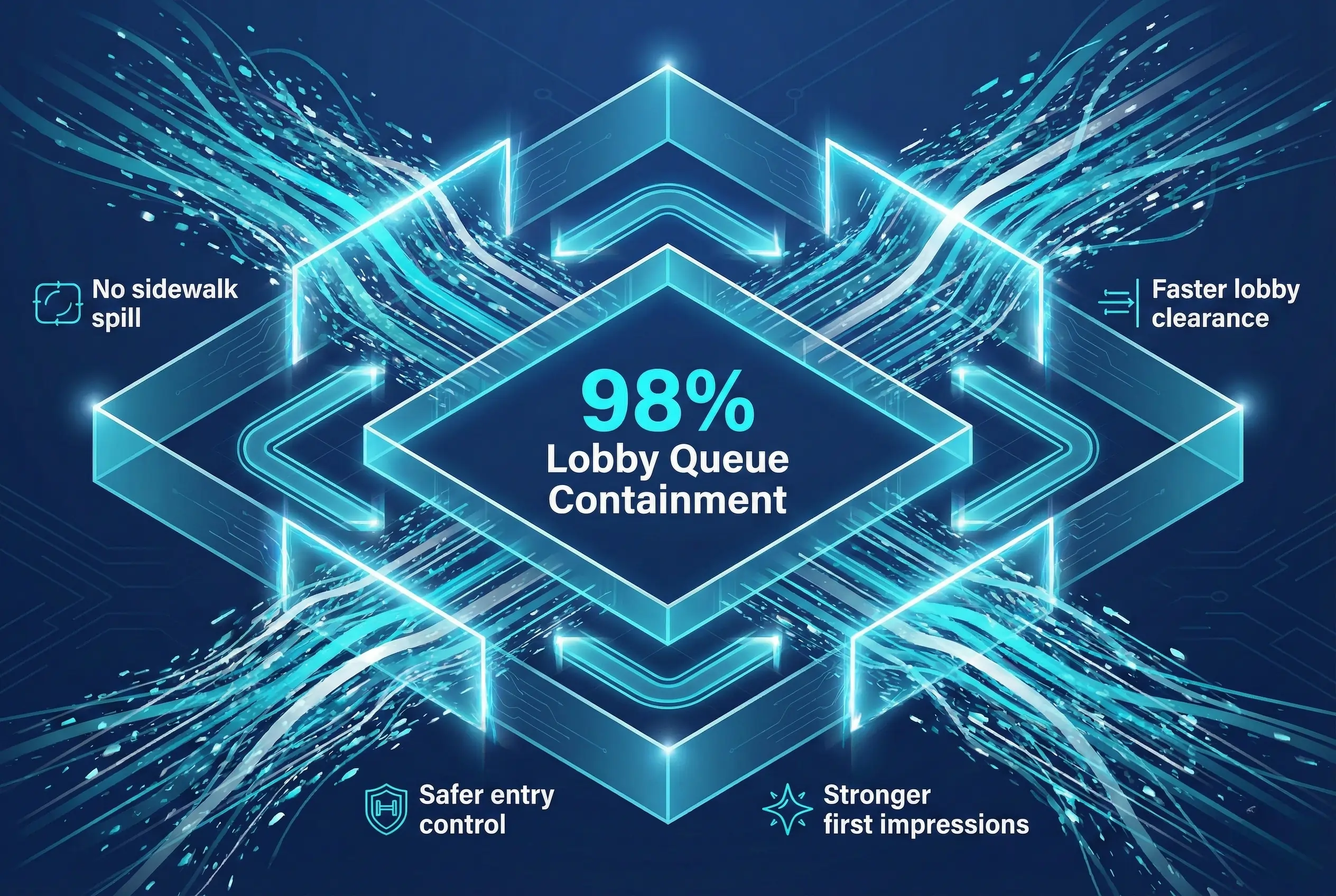 Infographic illustrating Denver event staffing attendance during weather-impacted event days.