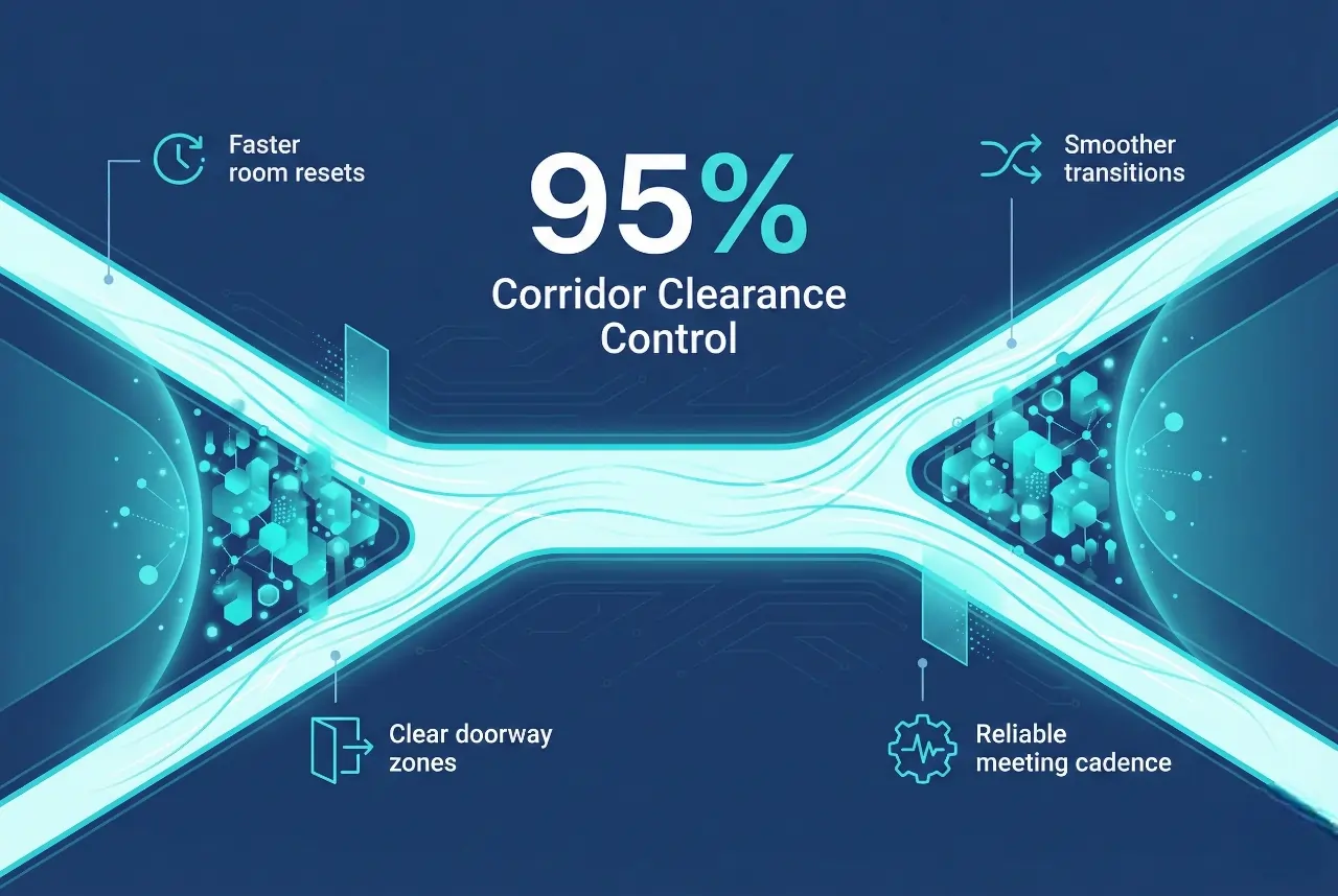 Infographic illustrating Denver event staffing attendance during weather-impacted event days.