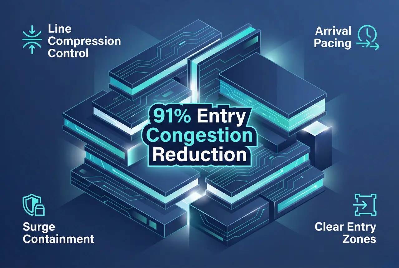 Infographic illustrating Denver event staffing attendance during weather-impacted event days.
