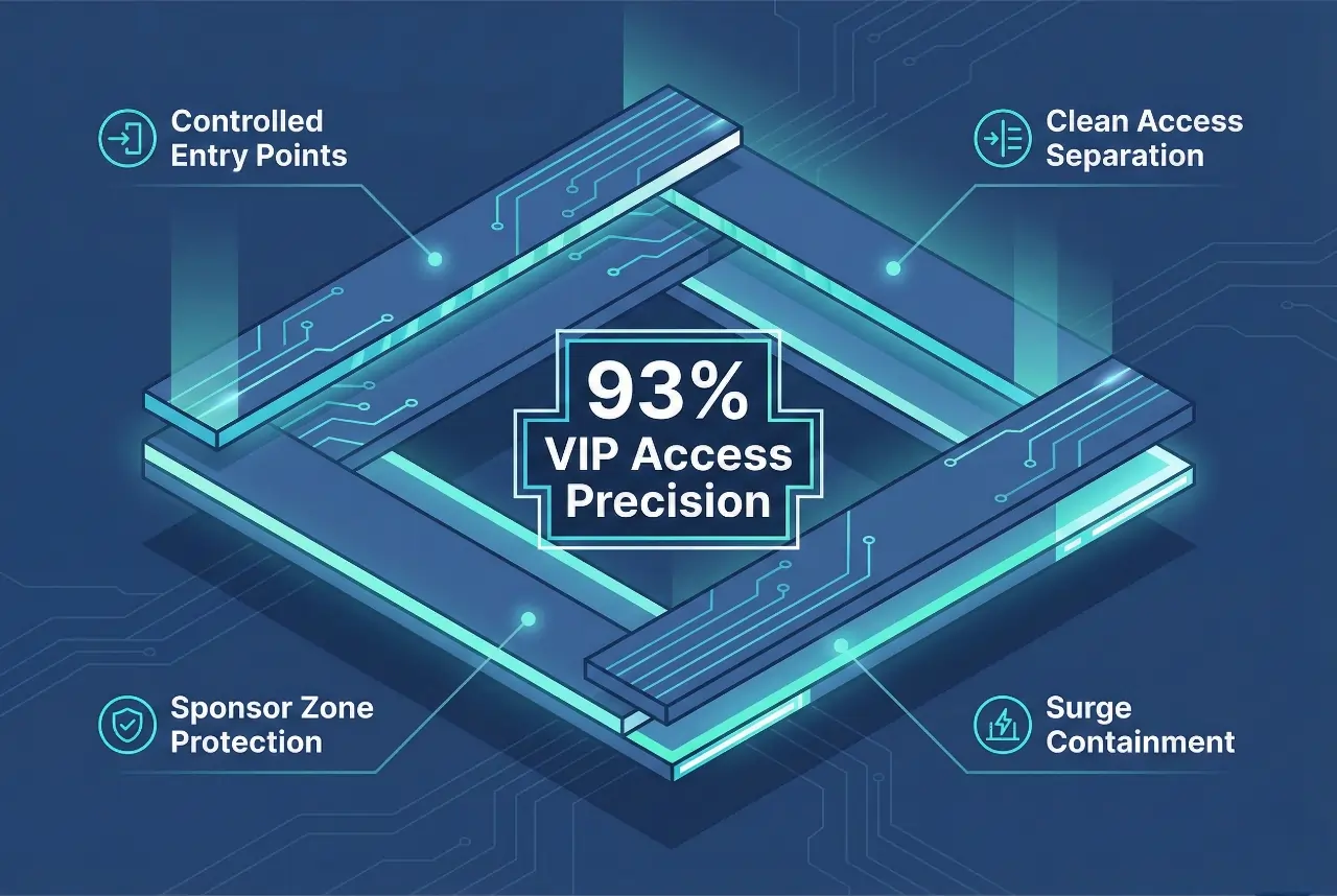 Infographic illustrating Denver event staffing attendance during weather-impacted event days.