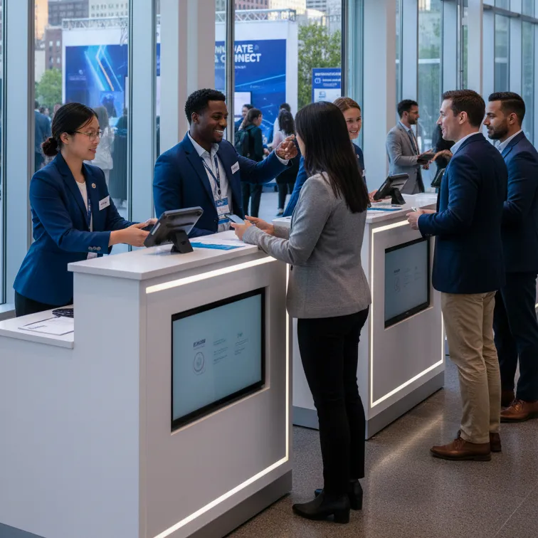 image of a music festival with vibrant colorful smoke