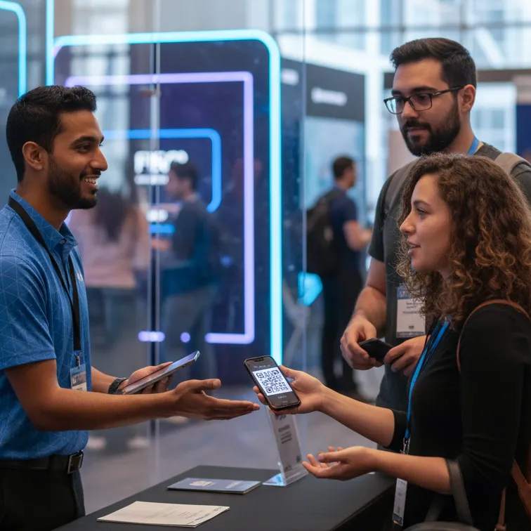 image of a music festival with vibrant colorful smoke