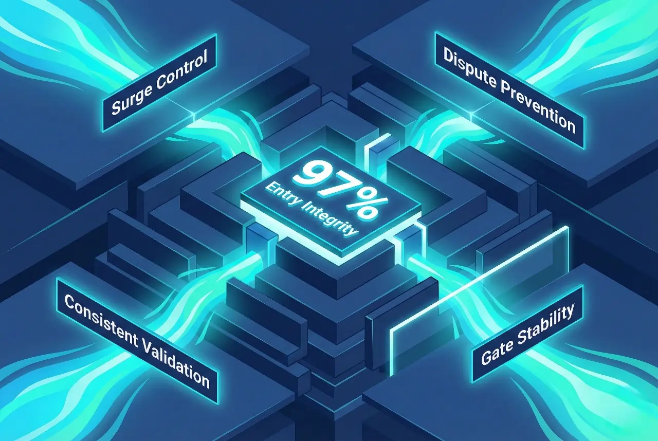 Infographic illustrating Denver event staffing attendance during weather-impacted event days.