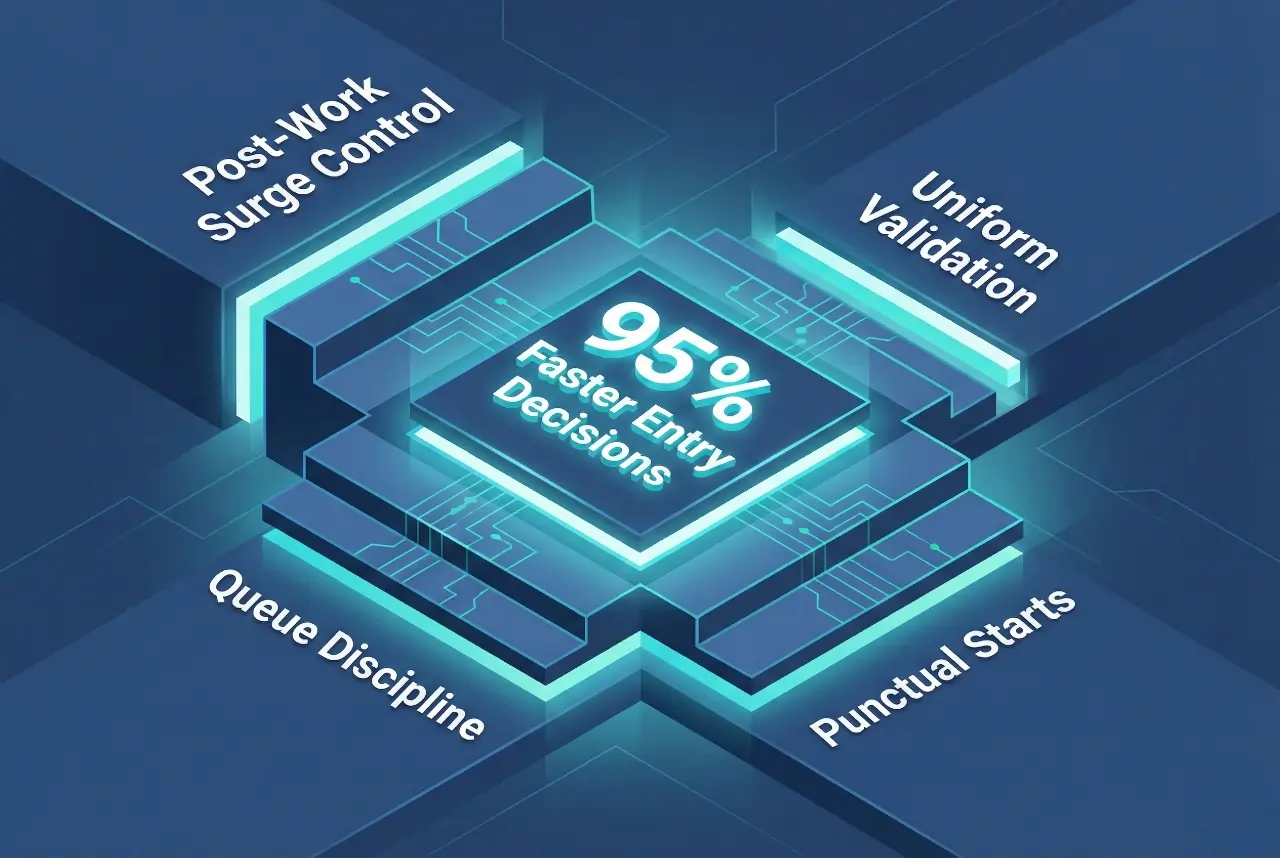 Infographic illustrating Denver event staffing attendance during weather-impacted event days.