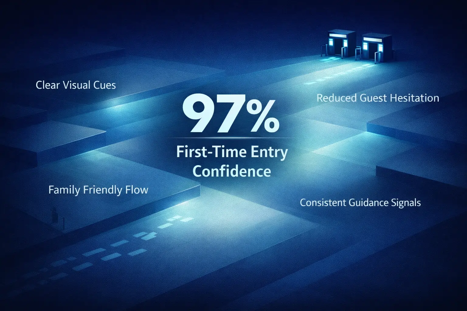 Infographic illustrating Denver event staffing attendance during weather-impacted event days.