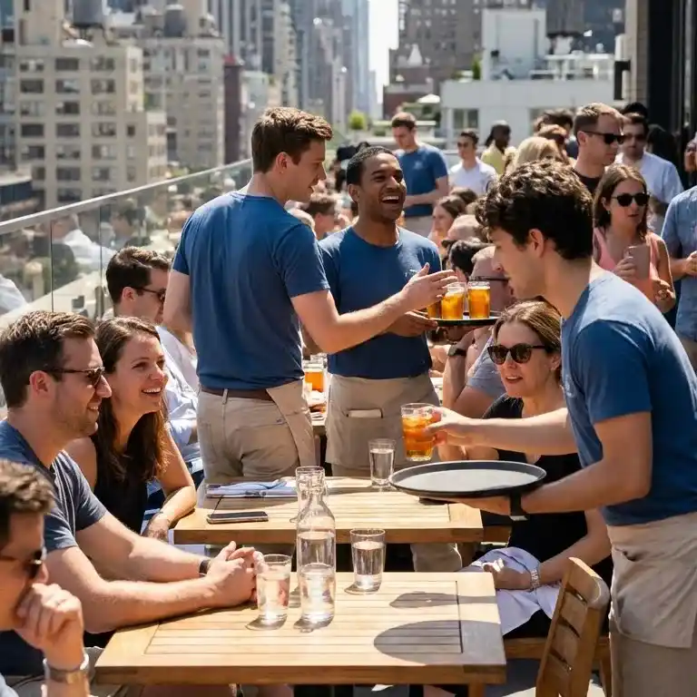 image of a music festival with vibrant colorful smoke