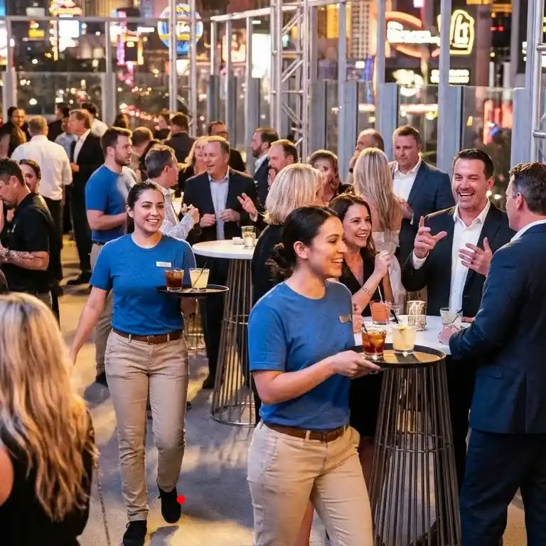 image of a music festival with vibrant colorful smoke