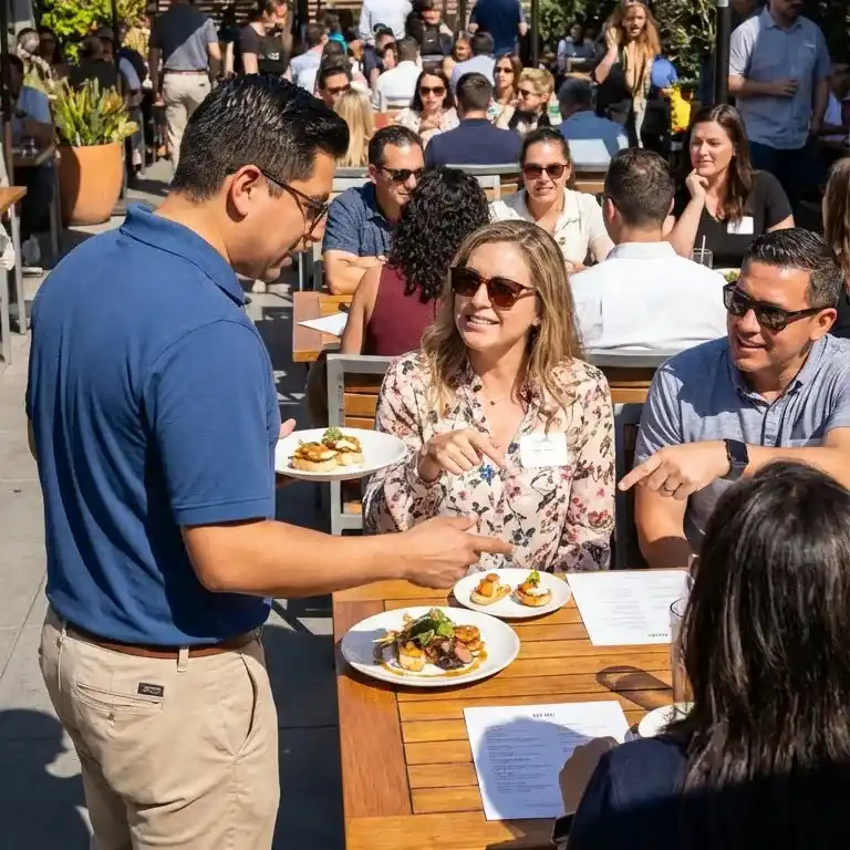 image of a music festival with vibrant colorful smoke
