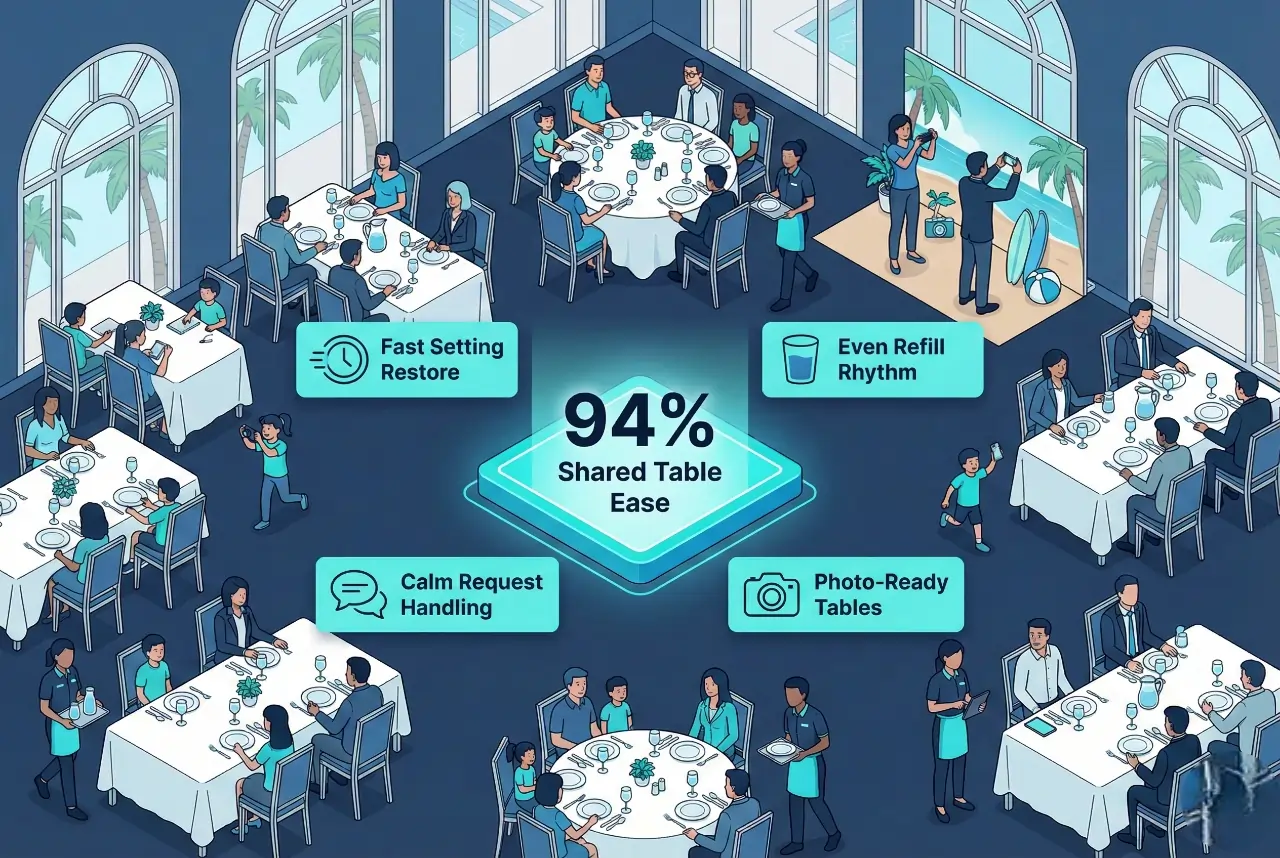 Infographic illustrating Denver event staffing attendance during weather-impacted event days.