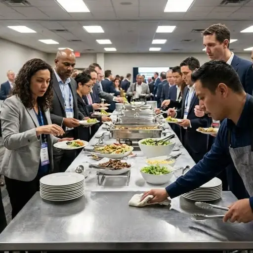 image of a music festival with vibrant colorful smoke