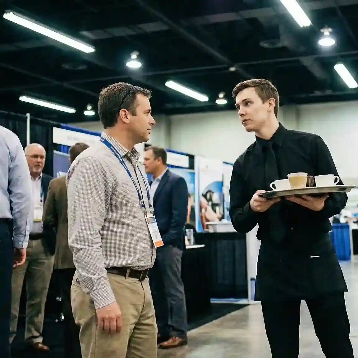 image of a music festival with vibrant colorful smoke