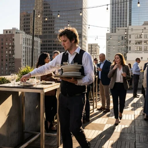 image of a music festival with vibrant colorful smoke