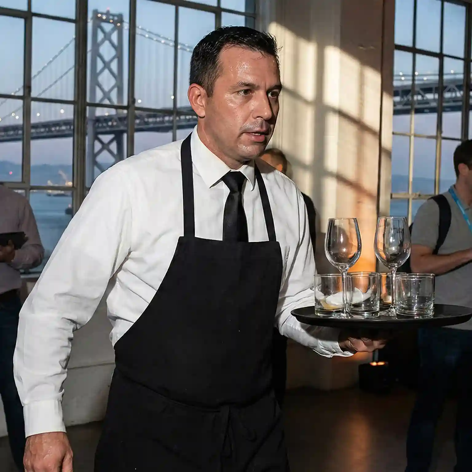 image of a music festival with vibrant colorful smoke