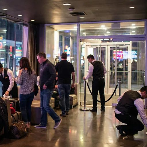 image of a music festival with vibrant colorful smoke