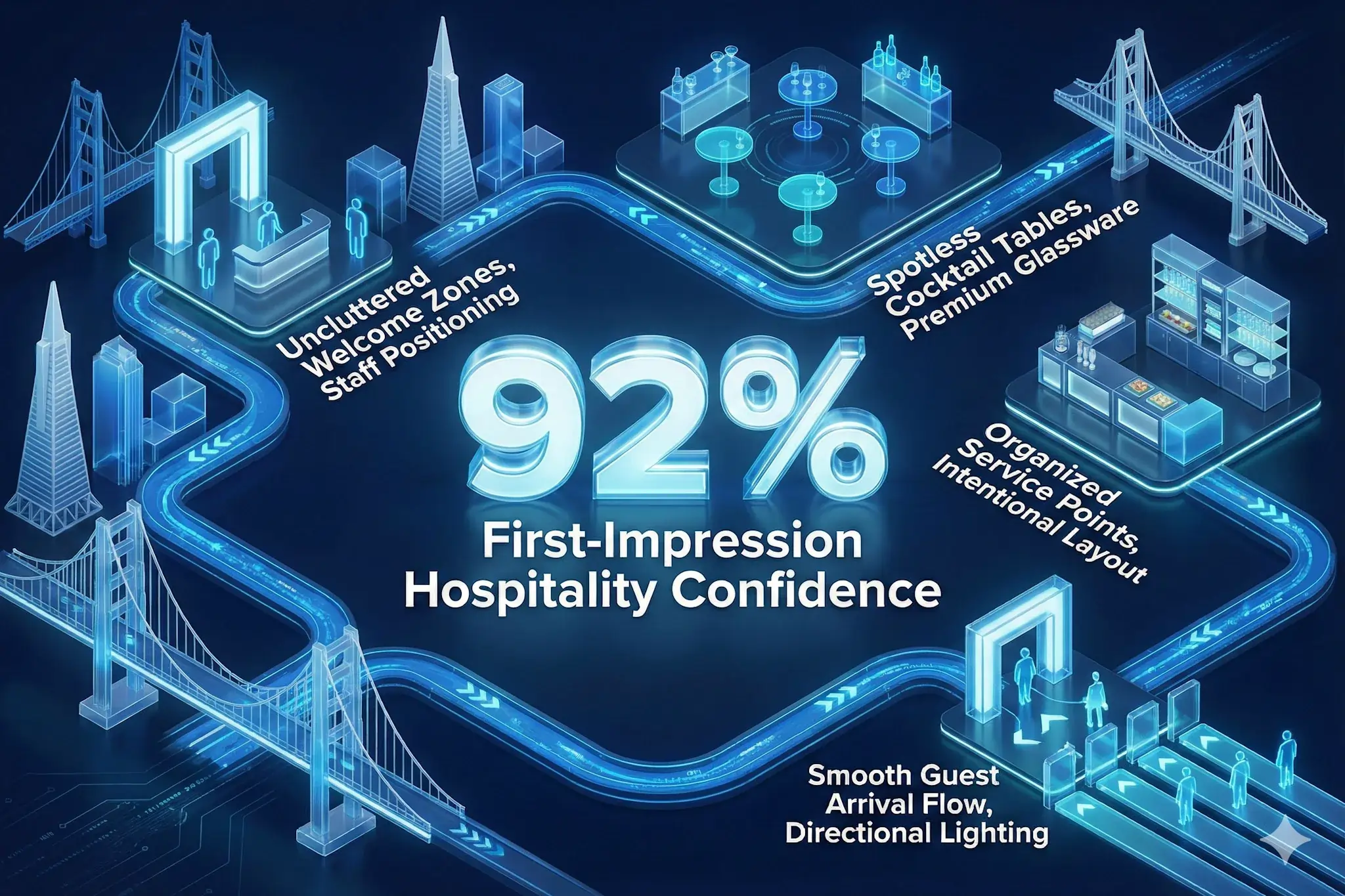 Infographic illustrating Denver event staffing attendance during weather-impacted event days.