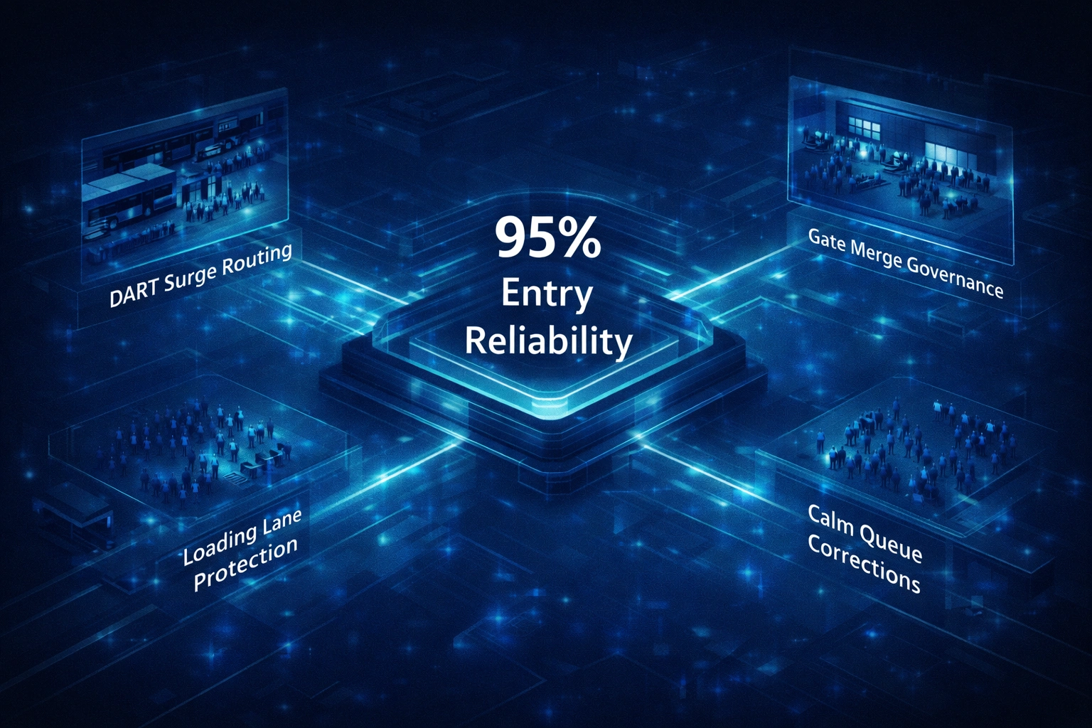 Infographic illustrating Denver event staffing attendance during weather-impacted event days.