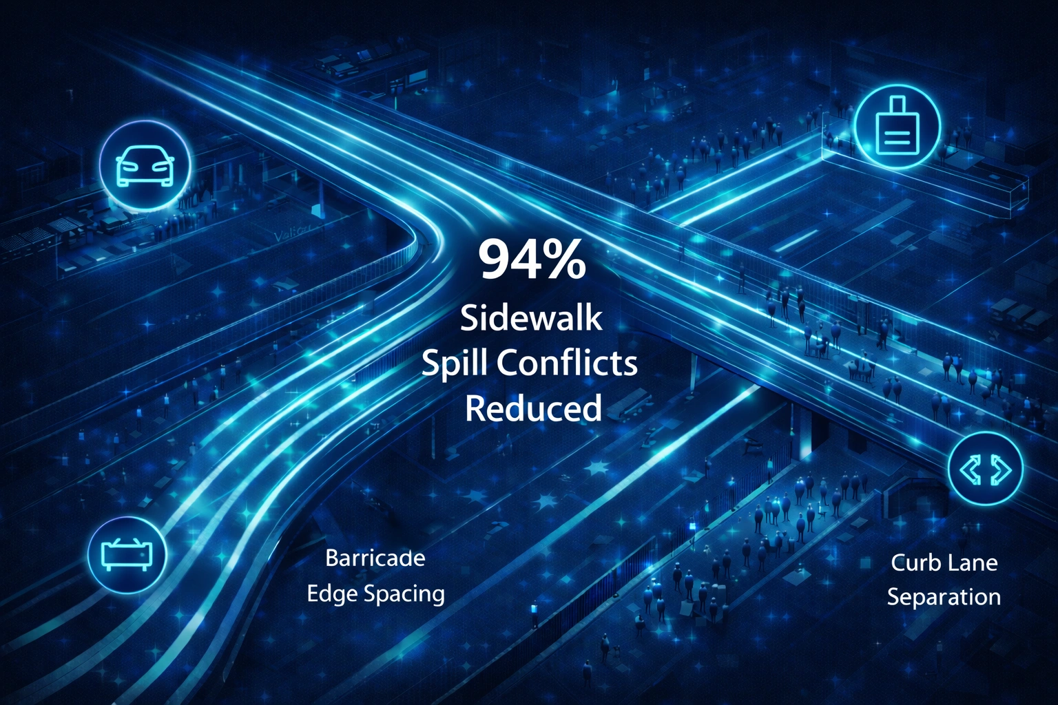 Infographic illustrating Denver event staffing attendance during weather-impacted event days.