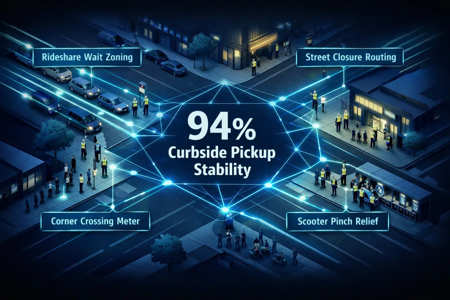 Infographic illustrating Denver event staffing attendance during weather-impacted event days.