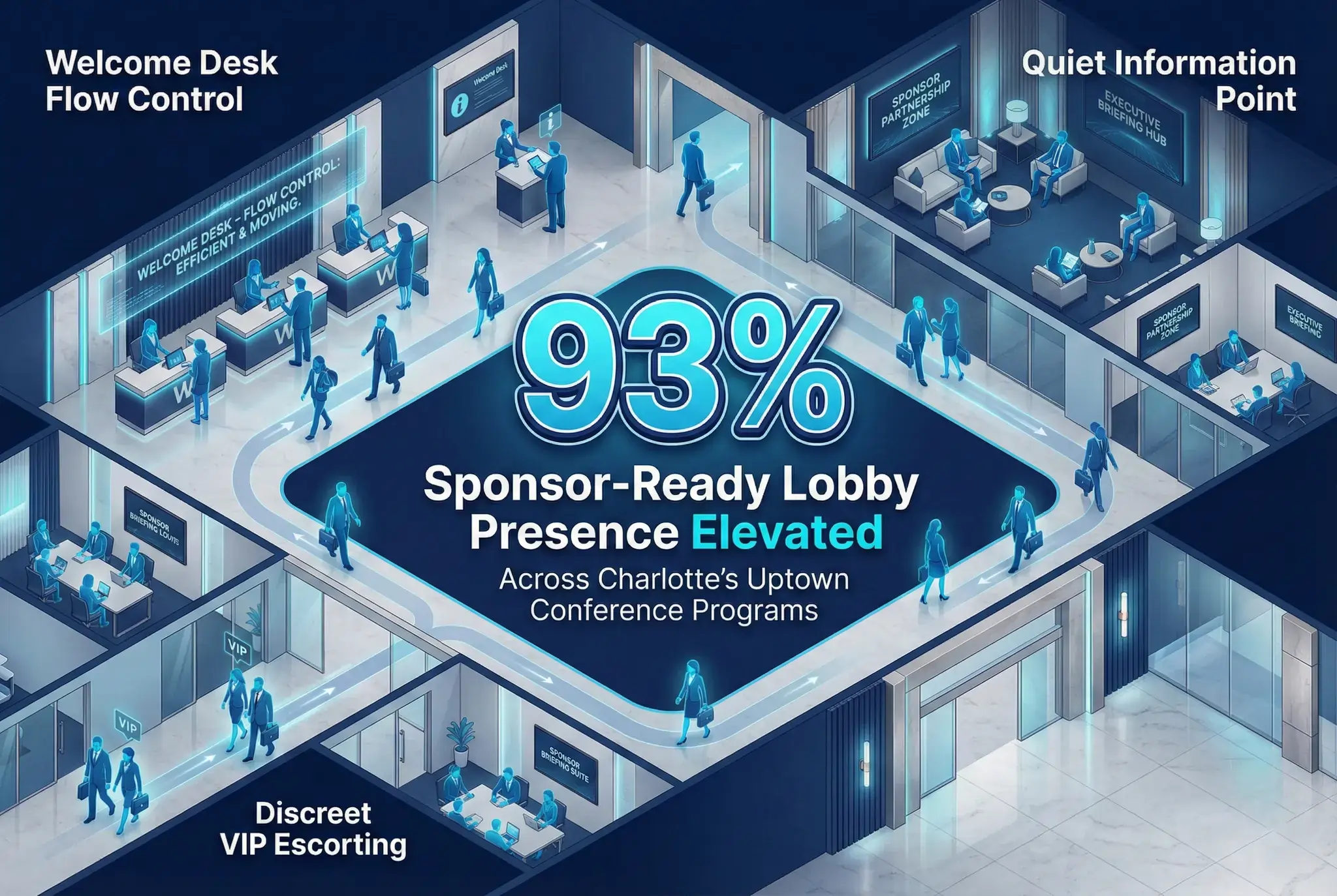 Infographic illustrating Denver event staffing attendance during weather-impacted event days.