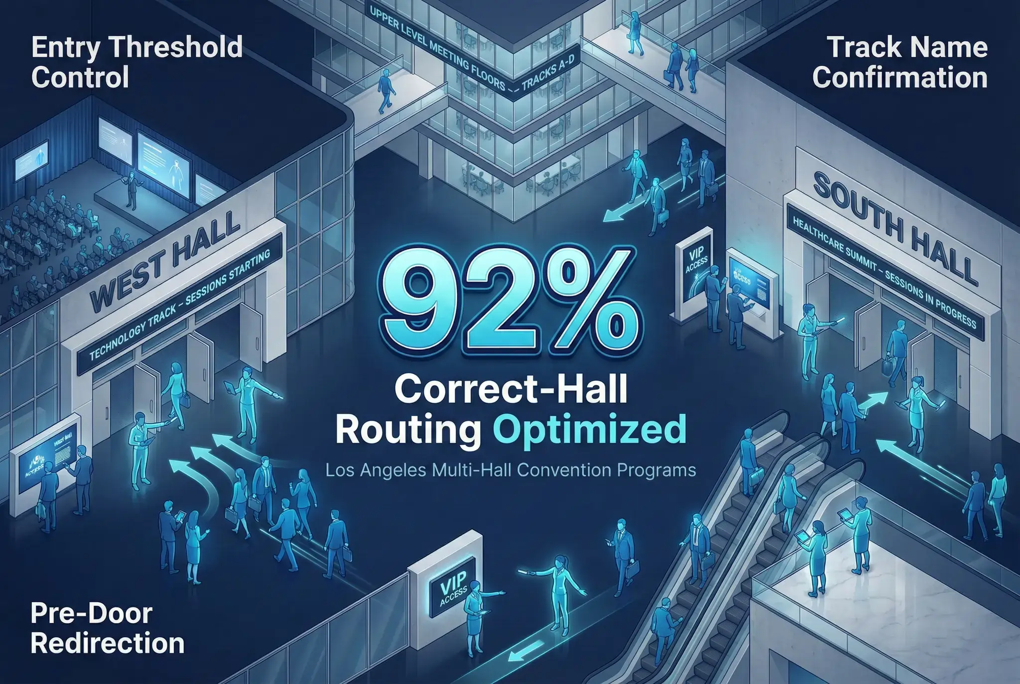 Infographic illustrating Denver event staffing attendance during weather-impacted event days.