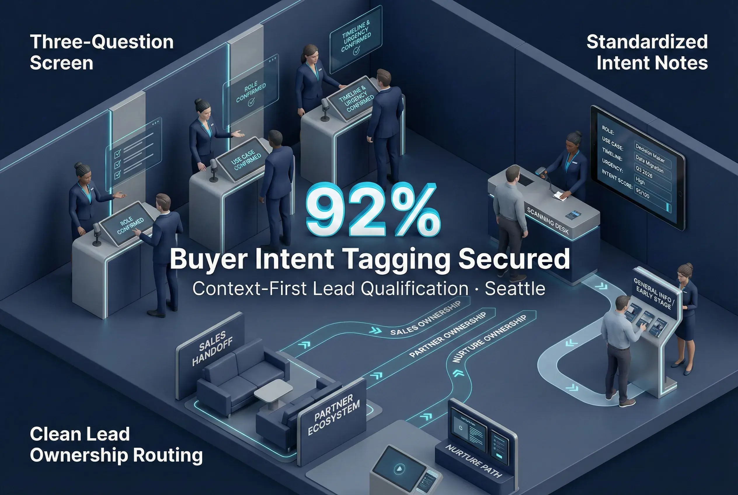 Infographic illustrating Denver event staffing attendance during weather-impacted event days.