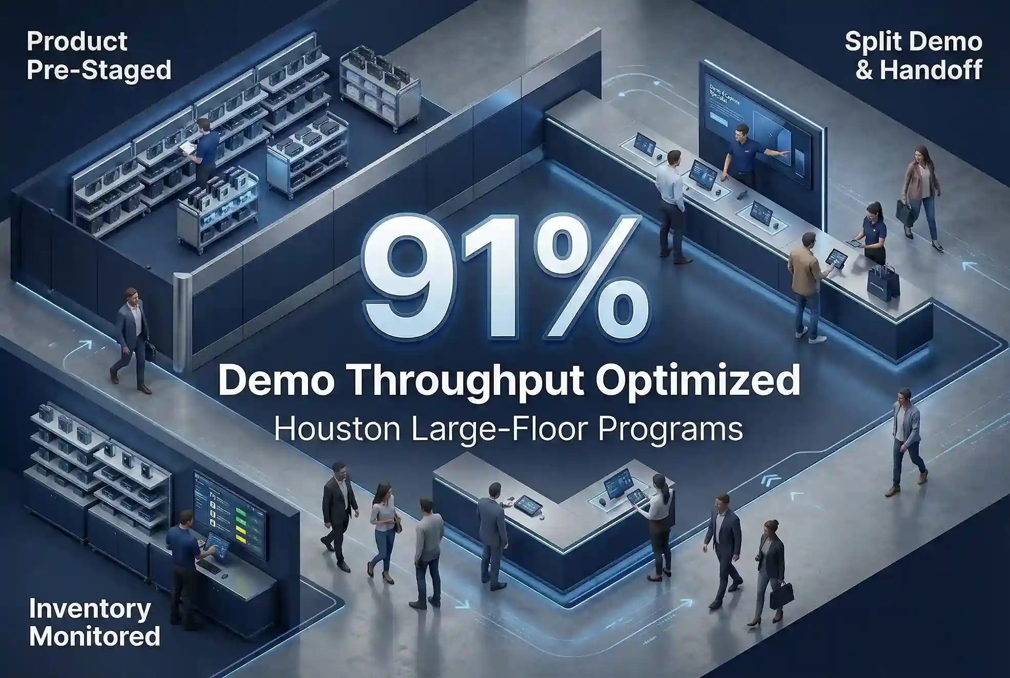 Infographic illustrating Denver event staffing attendance during weather-impacted event days.