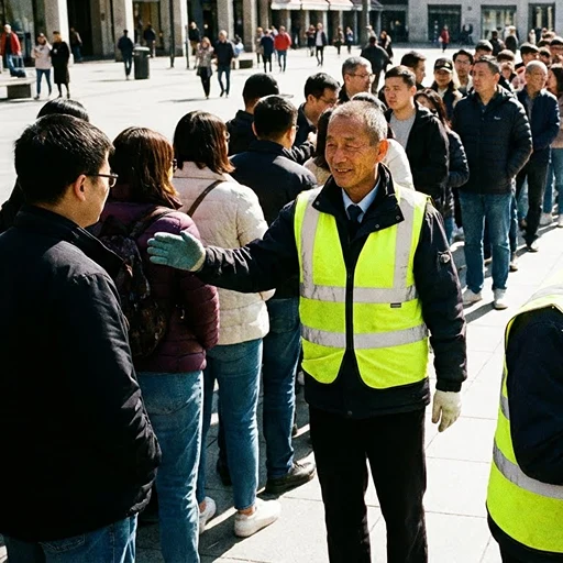 image of a music festival with vibrant colorful smoke