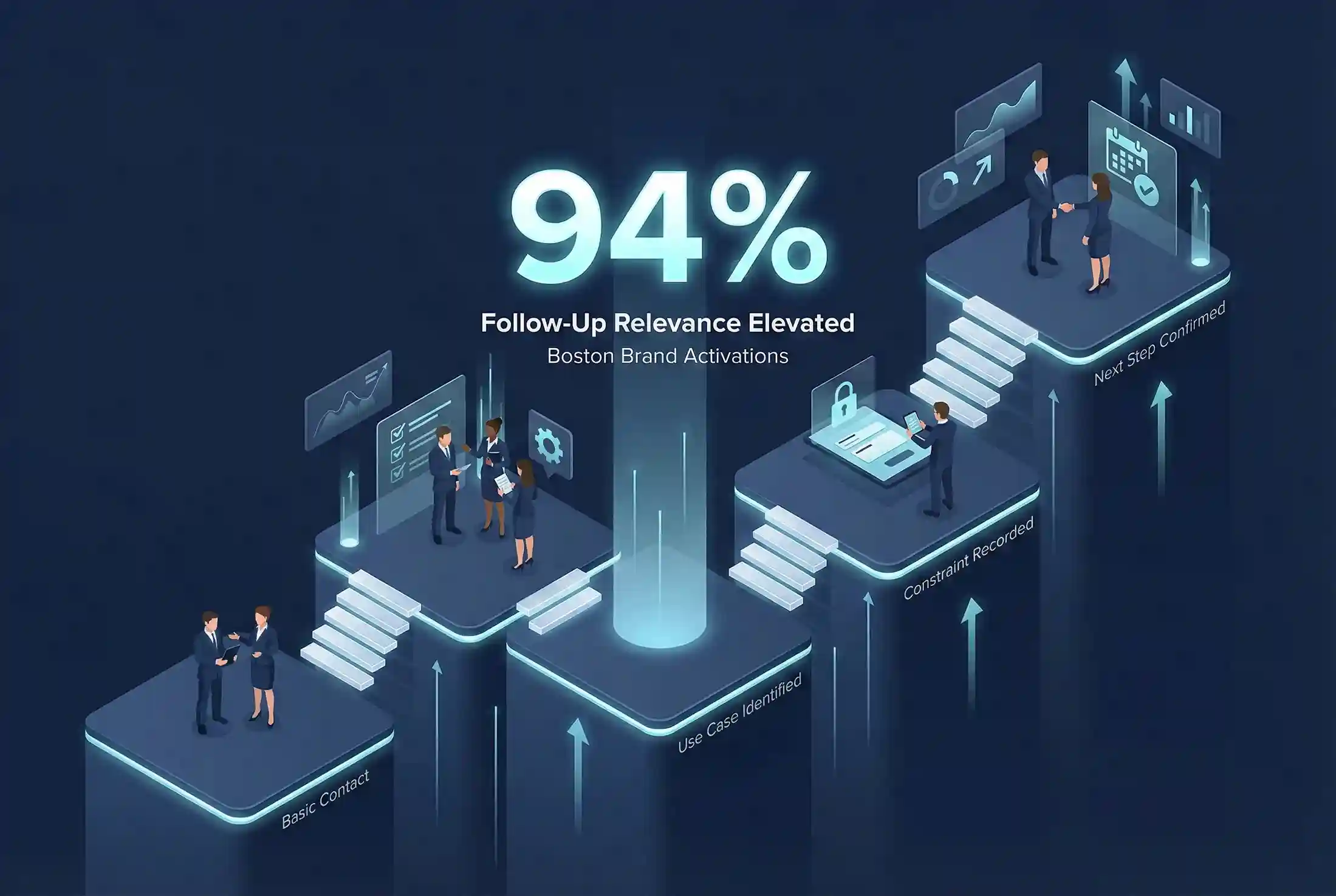 Infographic illustrating Denver event staffing attendance during weather-impacted event days.