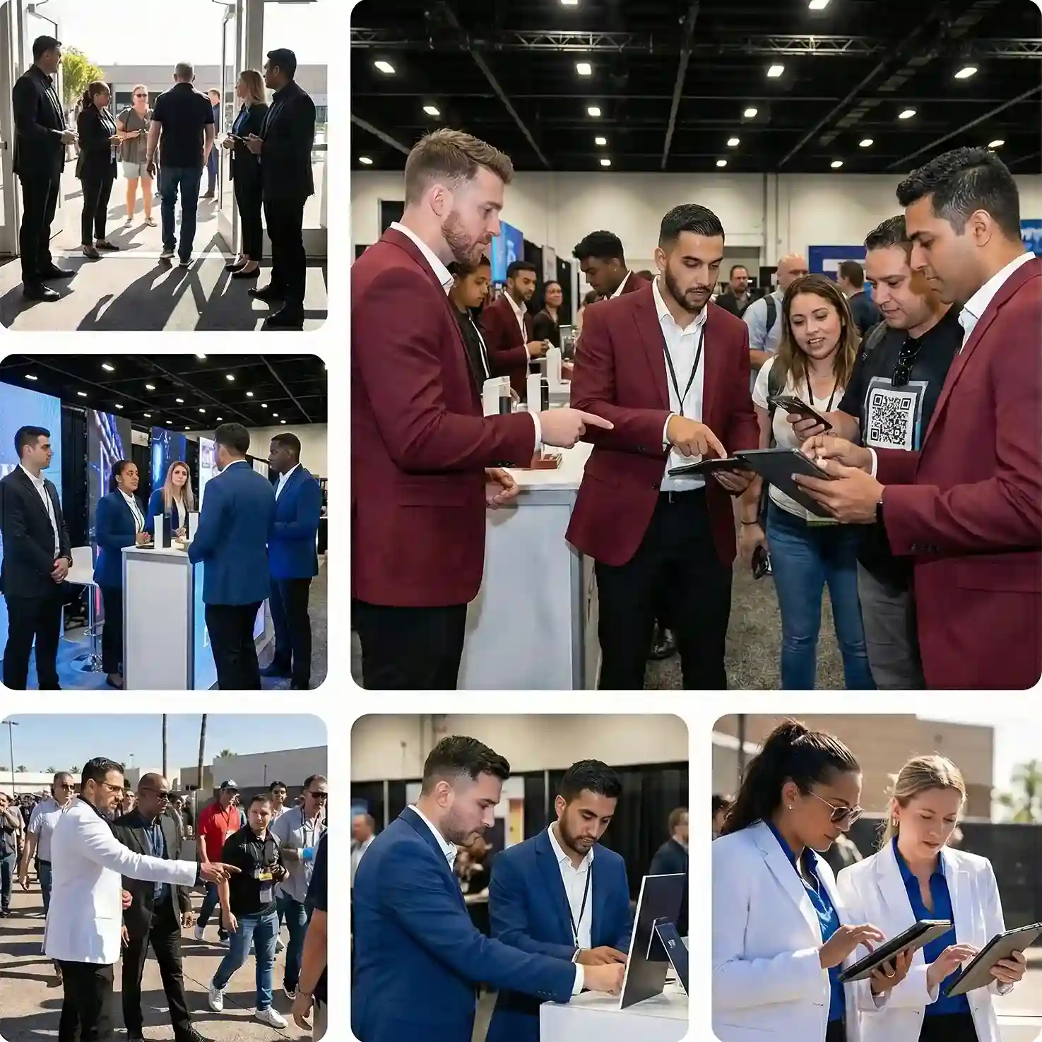 image of a music festival with vibrant colorful smoke
