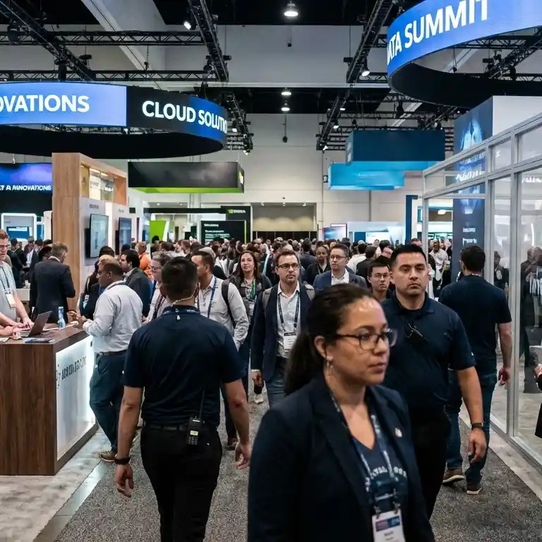 image of a music festival with vibrant colorful smoke