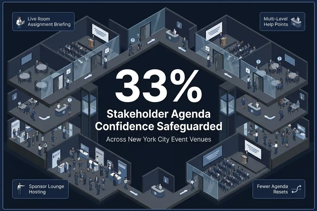 Infographic illustrating Denver event staffing attendance during weather-impacted event days.