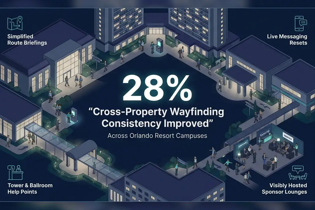 Infographic illustrating Denver event staffing attendance during weather-impacted event days.